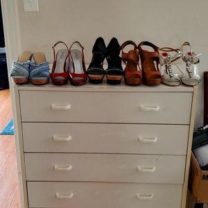 Badgley Mischka, Guess, Fergalicious, Sam Edelman, almost perfect condition 9/10